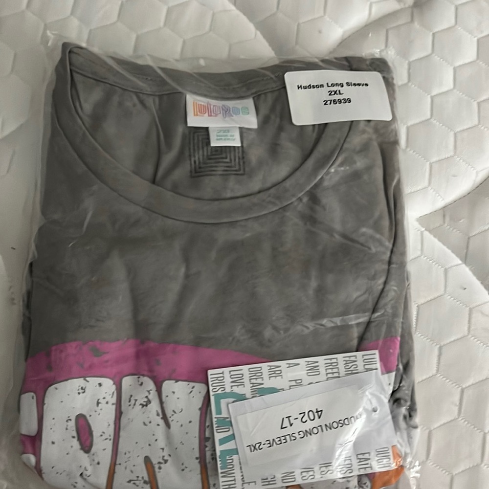 Long sleeve t shirt grey lularoe